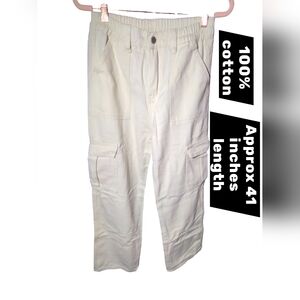 White 100% Cotten Pants